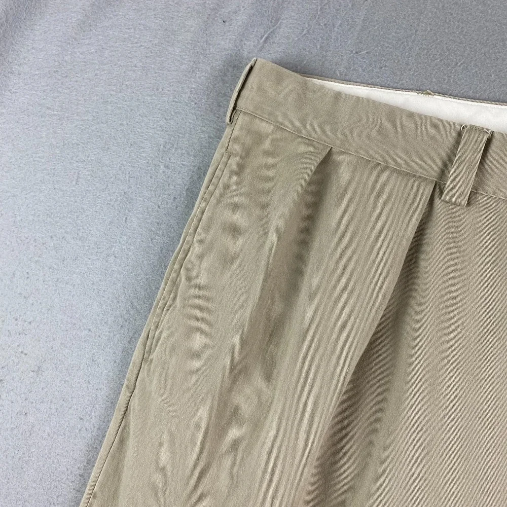 Vintage Polo Ralph Lauren Tyler Shorts Mens 44 Khaki Pleated Chino 8